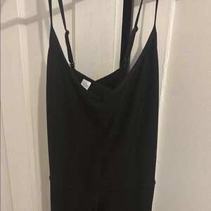 Black Strappy Activewear Bodysuit